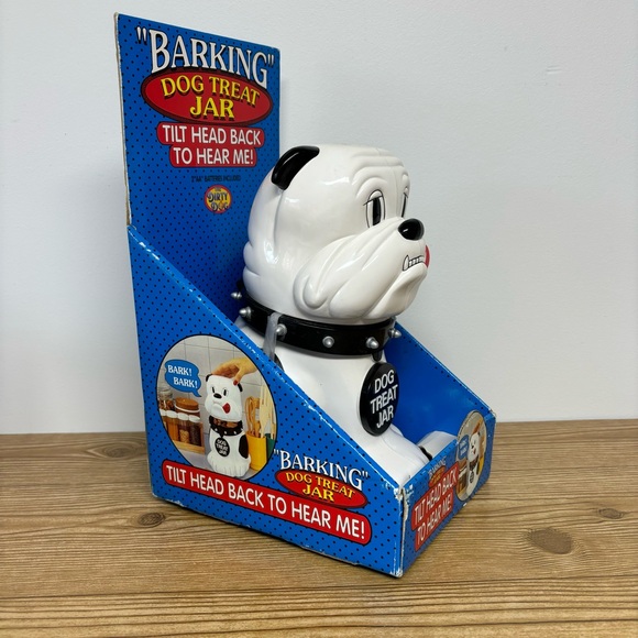 Vintage 1991 "Barking" Dog Treat Jar - Picture 2 of 15